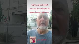 Alessandro Corbelli rinnova la richiesta di impeachment dal vivo ‎alessandrocorbelli [upl. by Haymo]