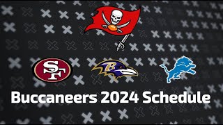 Buccaneers 20242025 Schedule Release All opponents for NEXT SEASON [upl. by Goulet]