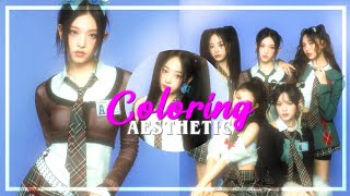 coloring aesthetic prequel editing tutorial [upl. by Giglio]