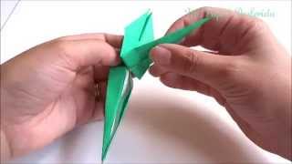 Tutorial Grulla De Papel Origami Paso A Paso – Papiroflexia Fácil 🦅 [upl. by Roderic]