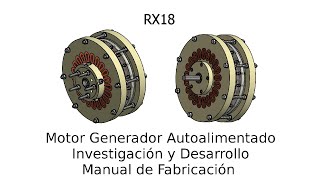 Generador Electromagnético RX18  Fabricación Proyecto de Energía Libre por Antonio Romero [upl. by Enahsal]