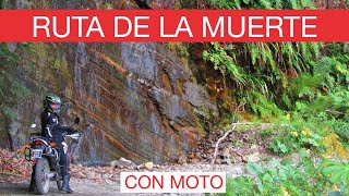 La RUTA DE LA MUERTE EN MOTO  Bolivia 🏍️💨💫🌎😱 [upl. by Carrillo542]