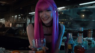 Futuristic Bartender  Calming Evening in a Flying Hotel  SCIFI ASMR [upl. by Atikam564]