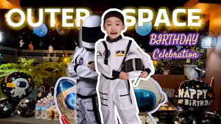 DIY Outer Space Themed Birthday  Simple Birthday Celebration  The Jabs Series [upl. by Echo]