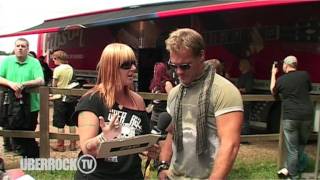 Fozzy Interview  Sonisphere 2011  UBER ROCK [upl. by Nodnalb]