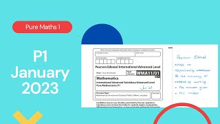 Edexcel IAL P1 January 2023 Exam Paper [upl. by Damarra594]