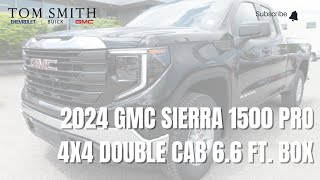 2024 GMC SIERRA 1500 PRO 4X4 DOUBLE CAB 66 FT BOX [upl. by Liemaj]