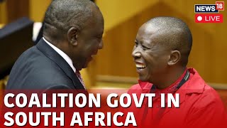 South Africa Elections 2024 LIVE  Malema And Ramaphosa To Form Coalition Govt  ANC  EFF  N18L [upl. by Gudrun]