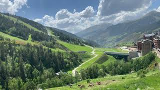 🇦🇩 Hotel Hermitage y Sport frente a Grandvalira en Soldeu Canillo Andorra 4K [upl. by Anhej]