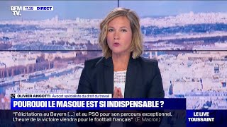 Que faiton si lemployé ne veut pas mettre son masque BFMTV répond à vos questions [upl. by Oneladgam]