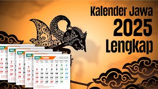 Kalender Jawa 2025 Lengkap [upl. by Kjersti]