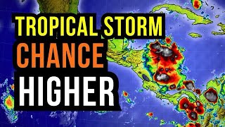 Hurricane and Tropical Storm Chance Grows [upl. by Miuqaoj]