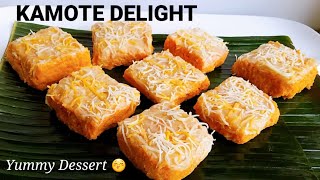 How to make Camote Delight  The best Camote Delight Recipe Sobrang Sarap [upl. by Aekal]