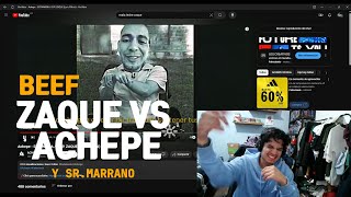 REACCION a ACHEPE VS ZAQUE  SR MARRANO YA HACIA FALTA UN BEEF EN EL RAP MEXICANO [upl. by Meg]