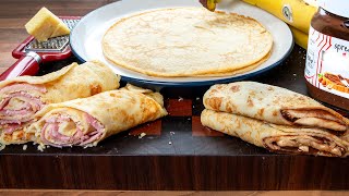 Pancakes UK Style Simple Sweet and Savoury Pancakes UK style [upl. by Pegg]