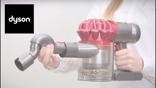 How to use the tools and accessories on your Dyson V7™ cordless vacuum [upl. by Enella]