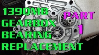 139QMB Gearbox Bearing Replacement Part 1 GY6 50cc Scooter [upl. by Guyer737]