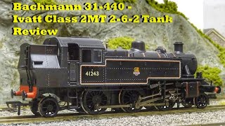 Bachmann 31440  Ivatt Class 2MT 262 Tank Review [upl. by Abba]