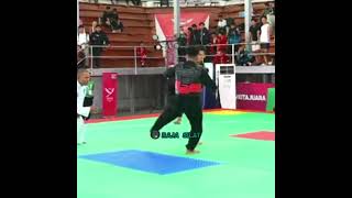 TEKNIK SAMPARAN KERASS ANDREY NOVA SILAT pon2024 pencaksilat [upl. by Feldstein]