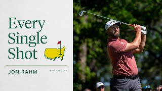 Masters Champion Jon Rahms Final Round  Every Single Shot  The Masters [upl. by Carlick]