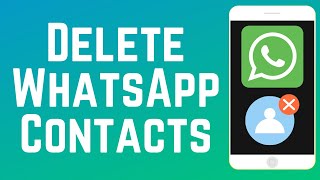 How to Delete a Contact on WhatsApp 2024 [upl. by Ynnhoj234]