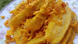 Cara Goreng Pisang Rangup Sampai Ke Malam [upl. by Ibba381]