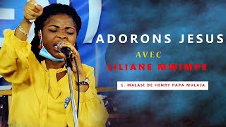 ADORONS JESUS AVEC LILIANE MWIMPE DANS MALASI DE HENRY PAPA MULAJA [upl. by Adnohsor]