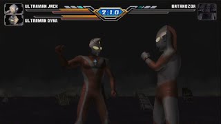 Ultraman Fighting Evolution 3 Tag Team as Ultraman Jack and Ultraman Dyna [upl. by Vasiliu]