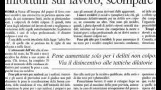 Morti bianche i dati [upl. by Fulvia]