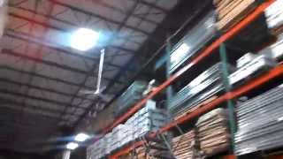 Updated Video Tour of Fanimation Warehouse Demonstrating the Canarm Industrial Ceiling Fans [upl. by Ardeid]