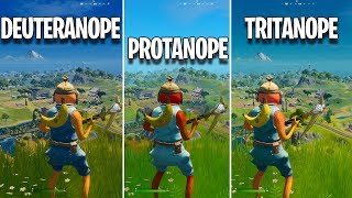 The BEST Color Blind Settings Fortnite Chapter 2 Season 2 Pro Fortnite Settings [upl. by Ellesirg348]