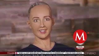 Sophia la robot con ciudadanía saudita estará en México [upl. by Kelcie]