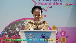 Dr Rasha Kelej Merck Foundation CEO  Merck Foundation Botswana Summit 2024 Summary [upl. by Assinna]