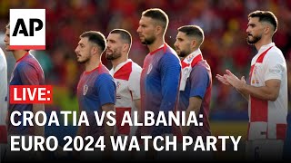 Croatia vs Albania LIVE Euro 2024 watch party in Hamburg [upl. by Obala]