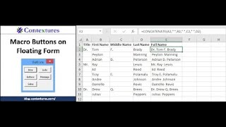 Concatenate formula through macro Hindi [upl. by Enilamme882]