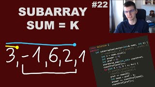 LeetCode Day 22  Subarray Sum Equals K [upl. by Alderman606]