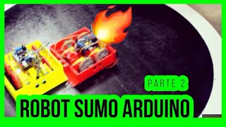 ● ROBOT SUMO Arduino ▌RECONOCER OPONENTE ▌ [upl. by Ecnadnac594]