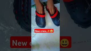 😃✨Newly ordered Crocs from flipkart shopping trending [upl. by Atirb999]