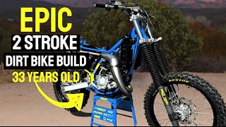 EPIC 2 stroke dirt bike build time lapse  Suzuki RM 125 [upl. by Vacla661]