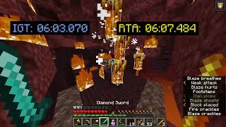 minecraft 116 rsg speedrun personal best 1050 [upl. by Donovan]