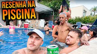 RESENHA NA PISCINA COM JONVLOGS EM MARESIAS [upl. by Ettevets]