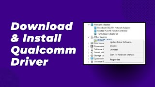 How To Install amp Download Qualcomm Hs Usb Qdloader 9008 Driver  Qusbbulk Driver Download [upl. by Hoashis]