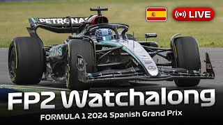 LIVE FORMULA 1 Spanish Grand Prix 2024  FP2 Watchalong  Live Timing [upl. by Demona464]