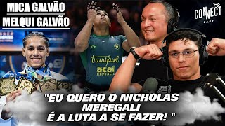 MICA GALVÃO O DESAFIO A NICHOLAS MEREGALI E FUTURO NO UFC [upl. by Melita152]