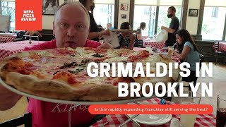 Grimaldis Pizzeria Under the Brooklyn Bridge Pizza Review [upl. by Lena]