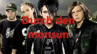 Tokio Hotel  Lyrics  Durch Den Monsun German version of quotMonsoonquot [upl. by Nerita]