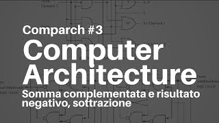 Architettura degli elaboratori  3  Somma con risultato negativo e sottrazione [upl. by Lias]