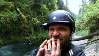 Bam Margera Kayaks of a waterfall alongside steve fisher [upl. by Fadil]