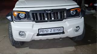 MAHINDRA BOLERO  CUSTOM LIGHTS  TO ORDER CALL 9988229191 [upl. by Zysk]