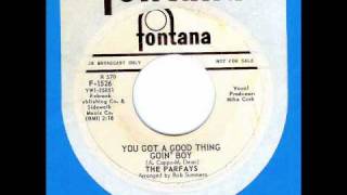 Parfays  YOU GOT A GOOD THING GOIN BOY 1965 [upl. by Scarrow745]